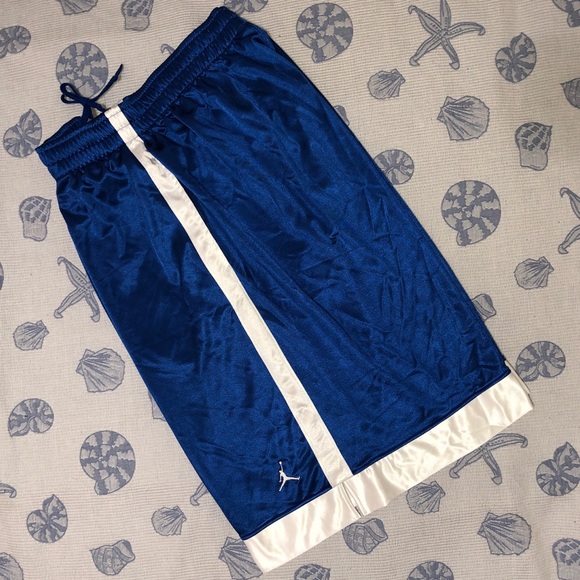 Jordan shimmer shorts blue Clearance